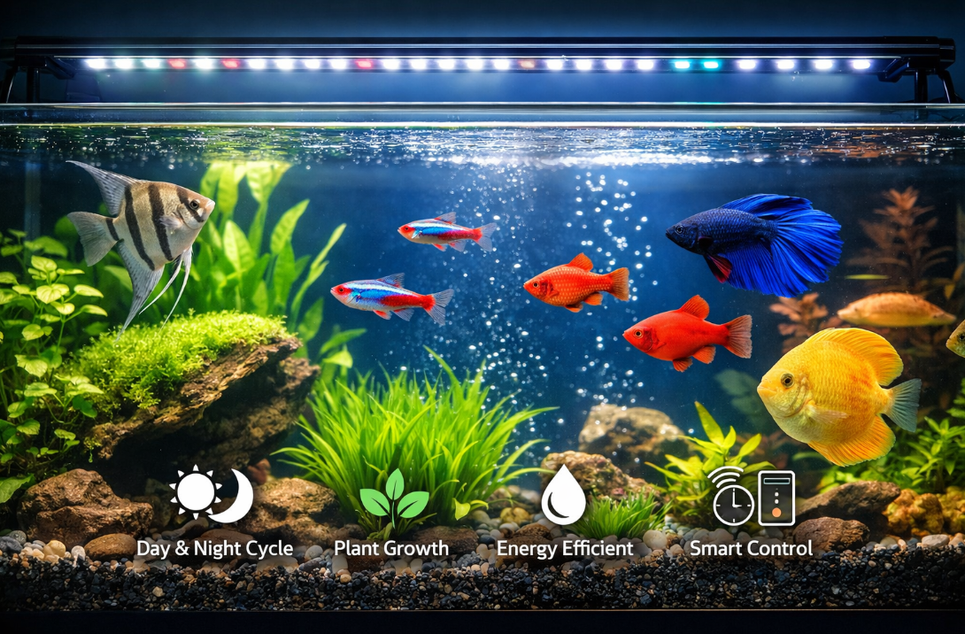 Benefits of LED Lights for Fish Tanks