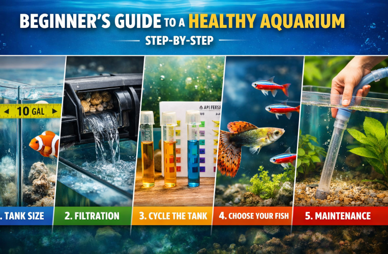 🐠 The Ultimate Beginner’s Guide to Setting Up a Healthy Aquarium