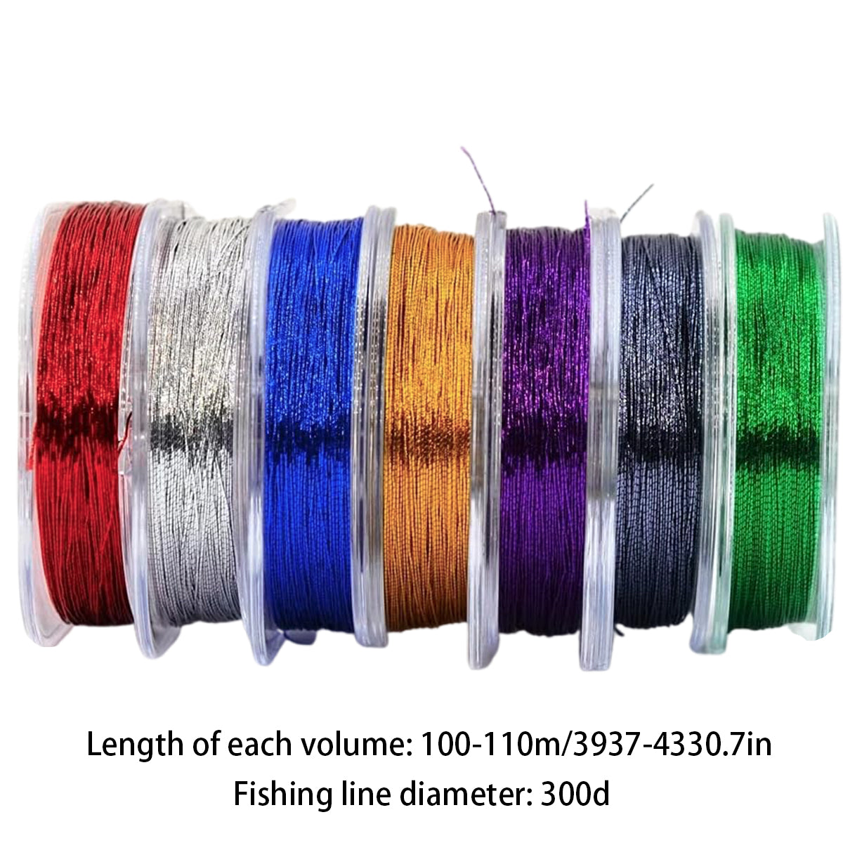 Fishing Rod Guide Ring Binding Line – 7 Reels Durable Wire