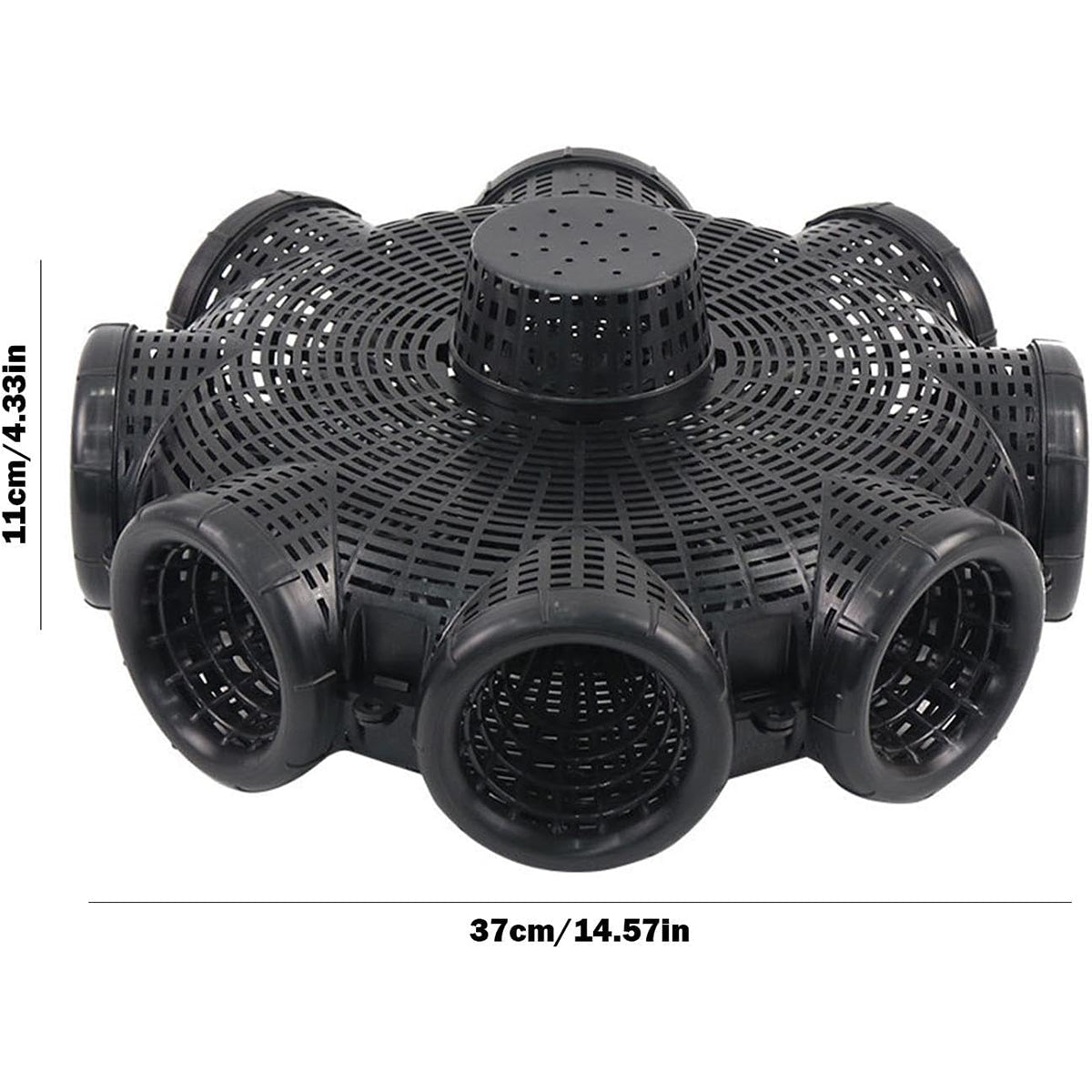 Eight-Hole Fishing Cage Trap for Eels Lobsters and Small Fish