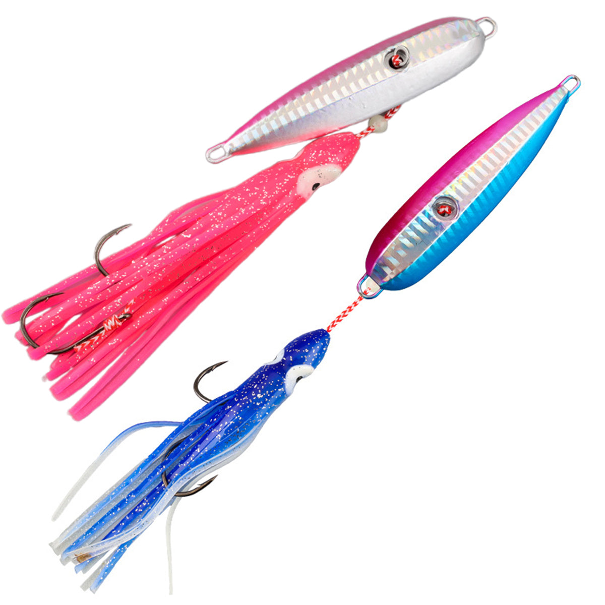Bionic Fishing Baits 5PCS Reflective Jigging Lures
