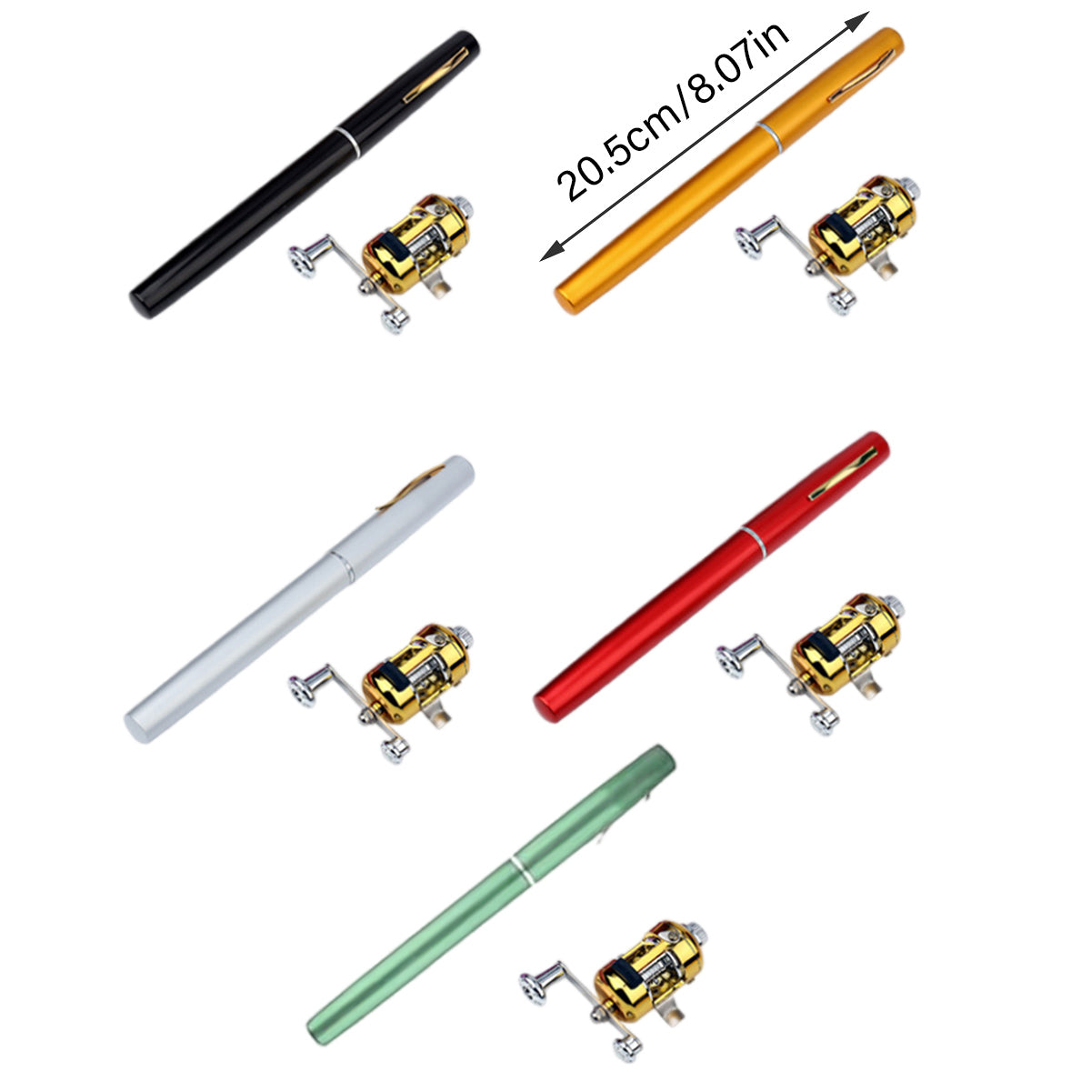 Mini Pocket Fishing Rod with Reel for Travel and Light Fishing