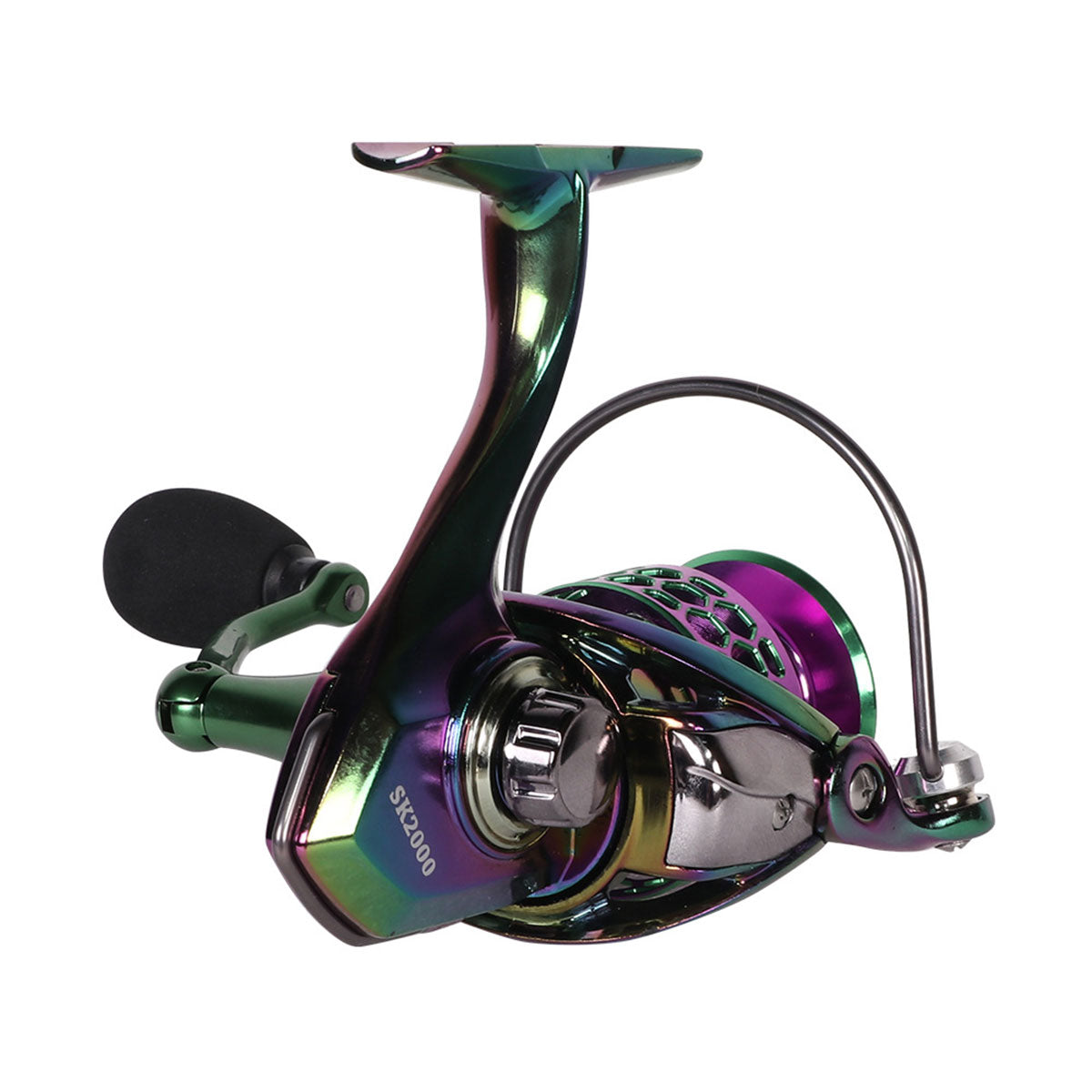 Metal Spinning Reel Durable Electroplated Fishing Reel Left Right Hand