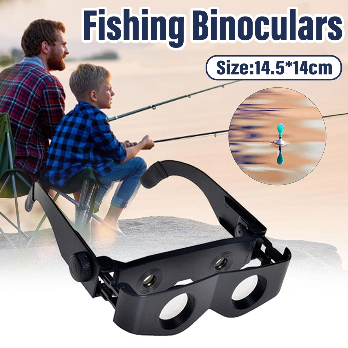 Fishing Binoculars Multifunctional Outdoor Glasses Waterproof HD Lens Sports