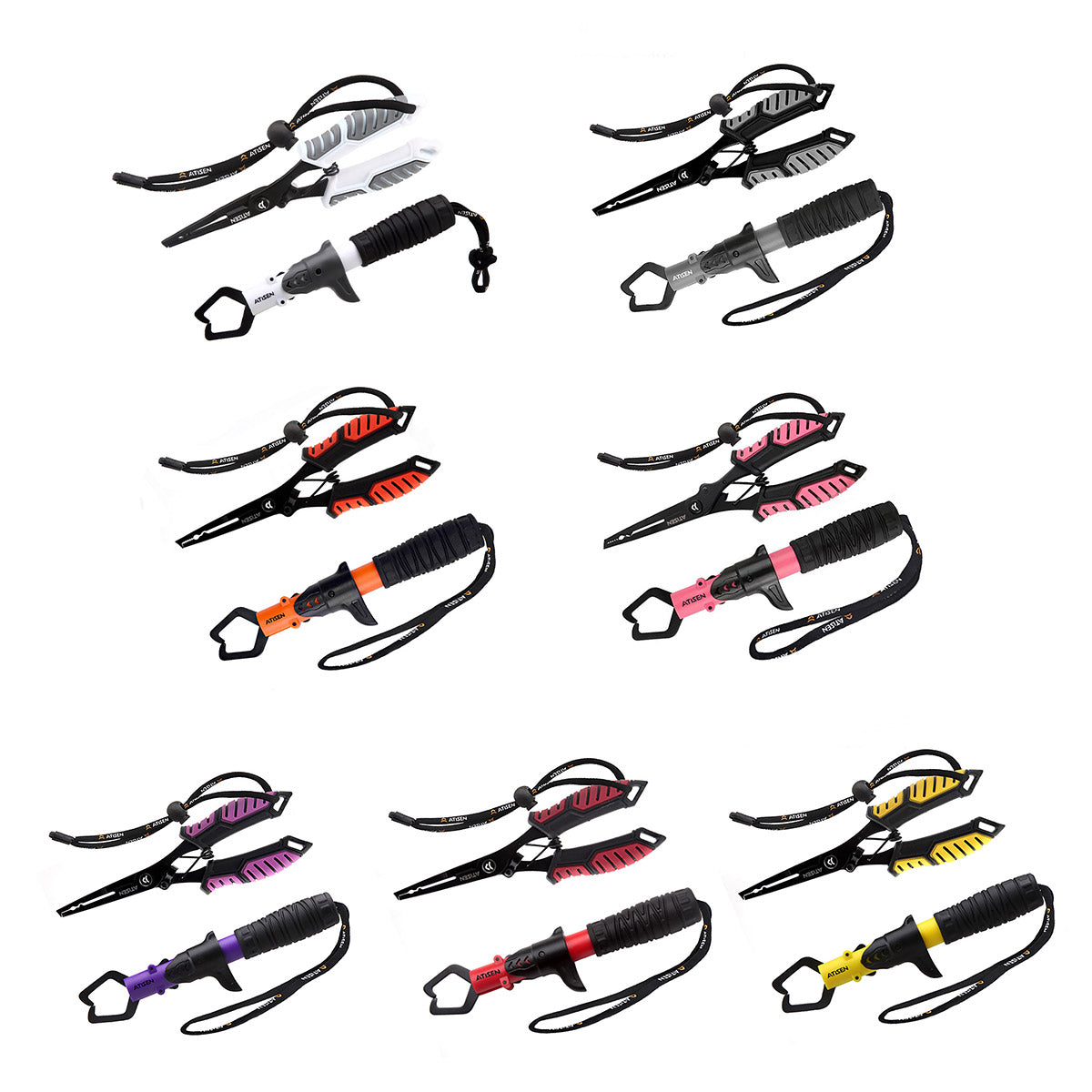 Stainless Steel Fishing Pliers and Fish Gripper Set Anti-Rust Tools