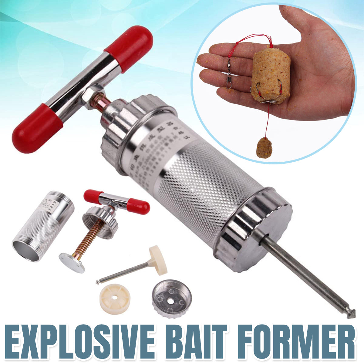 Explosive Bait Shaper Fishing Bait Compression Tool