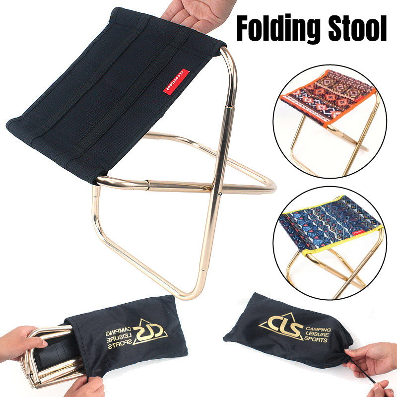 Aluminium Alloy Folding Chair Lightweight Camping Fishing Travel