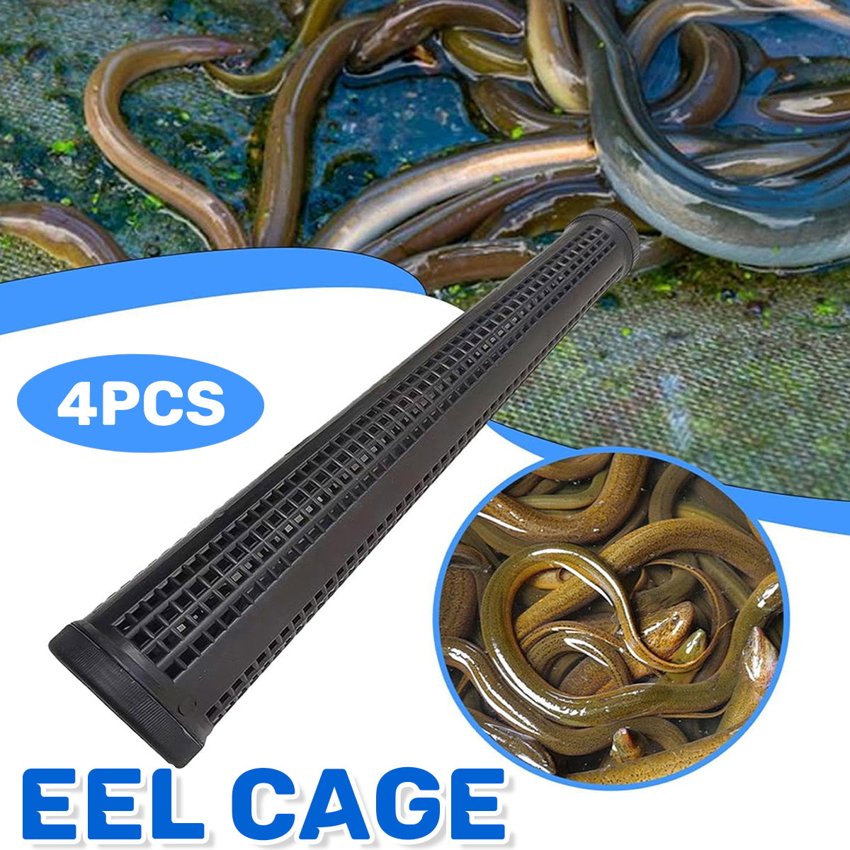 Eel Trap Cage Fishing Cylinder for Eels and Loaches