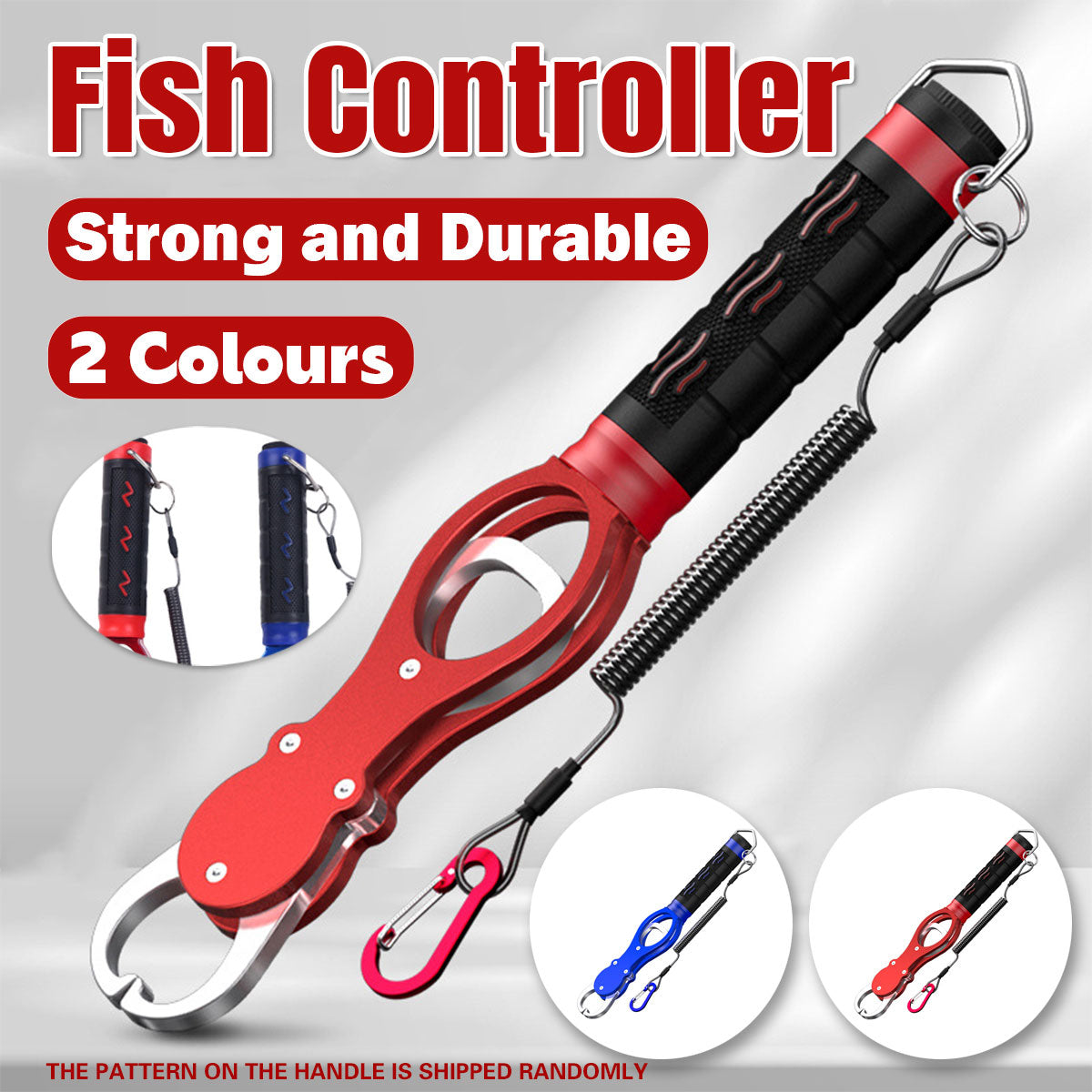 Fish Control Clamp Aviation Aluminum Rotating Fishing Grip