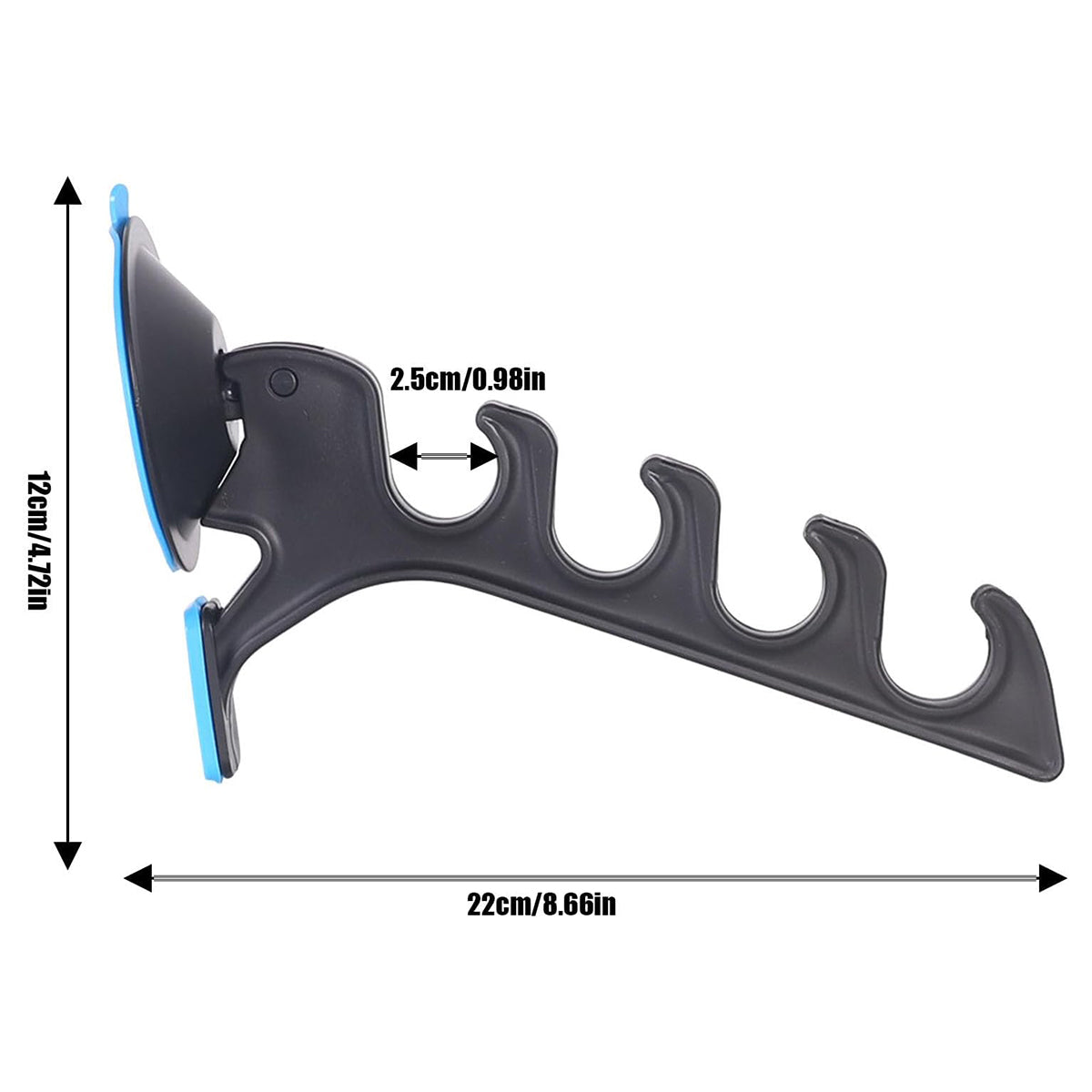 Fishing Rod Display Rack – Multi-Slot Suction Cup Holder