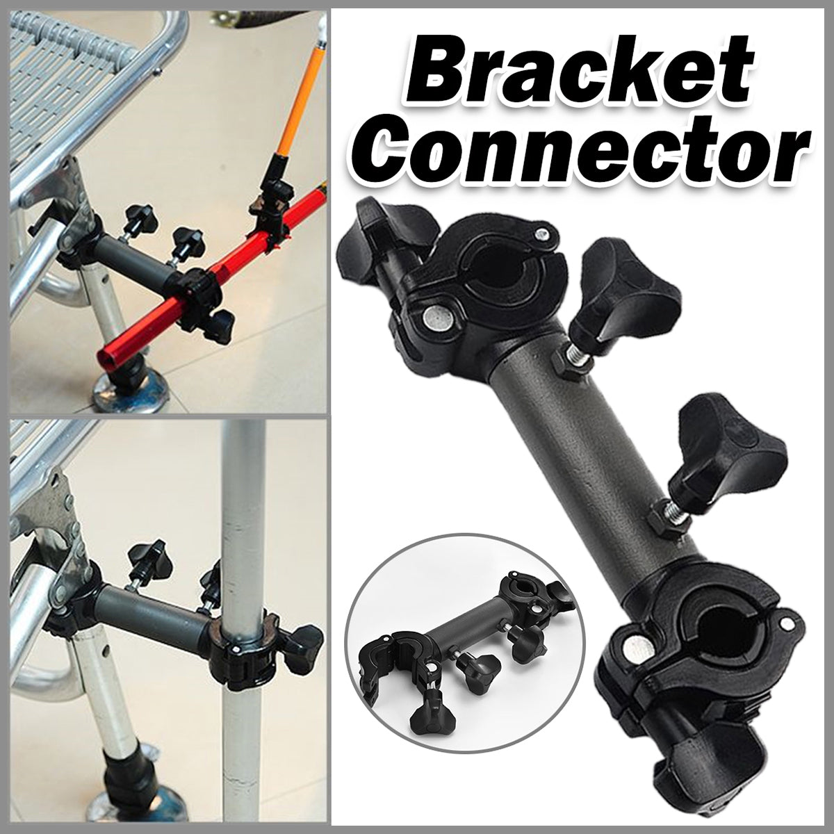 Swivel Bracket Linker Adjustable Connector For Campervan & Umbrella Stand