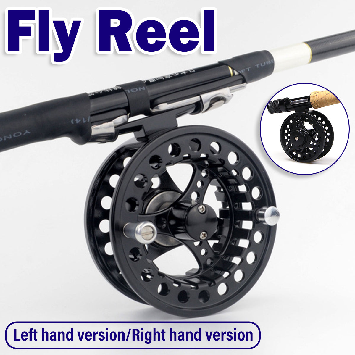 All-Metal Fly Fishing Reel CNC Aluminum Alloy Disc Brake Ice & Fly Reel