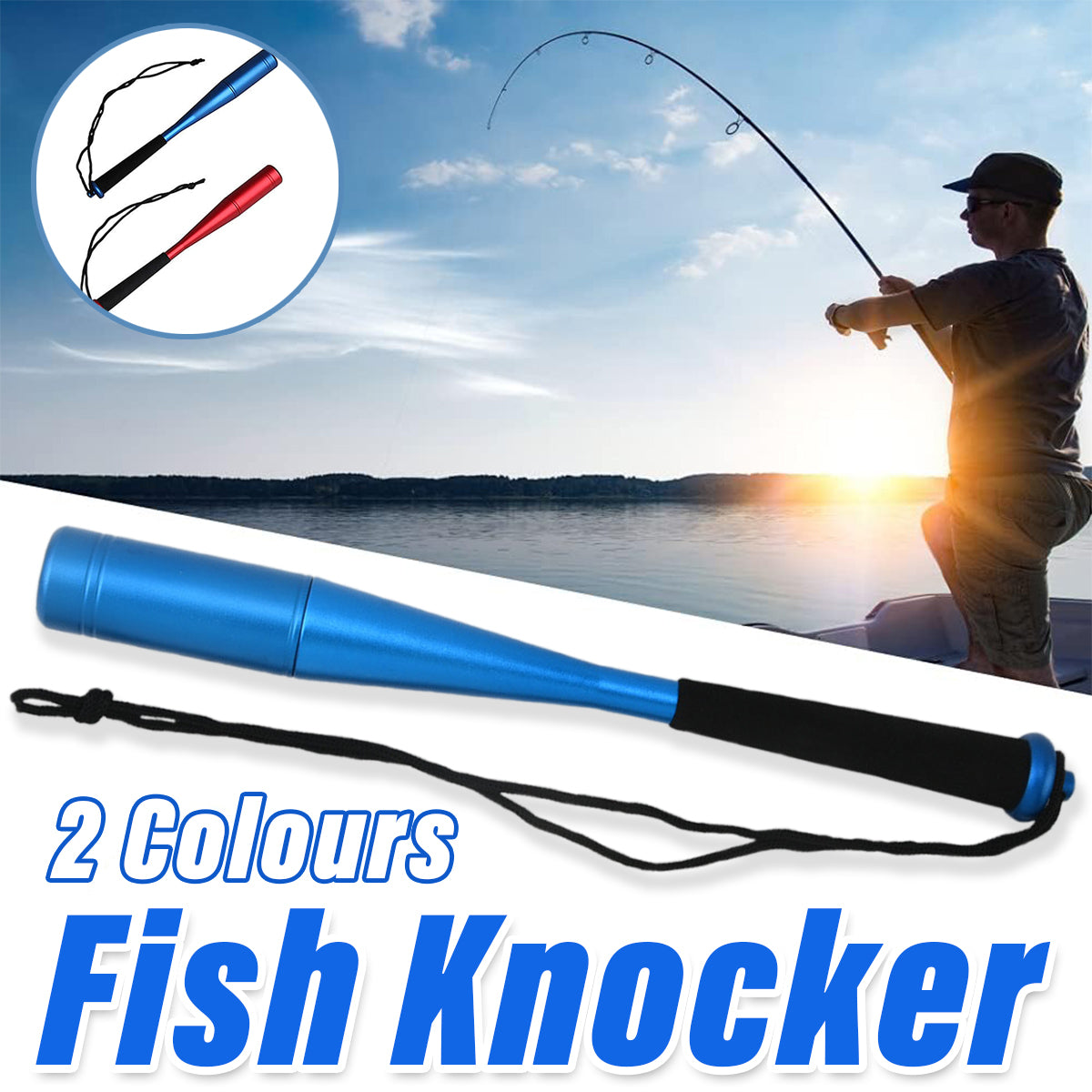 Aluminum Fish Knocker Fishing Tool Lightweight with Ergonomic Handle