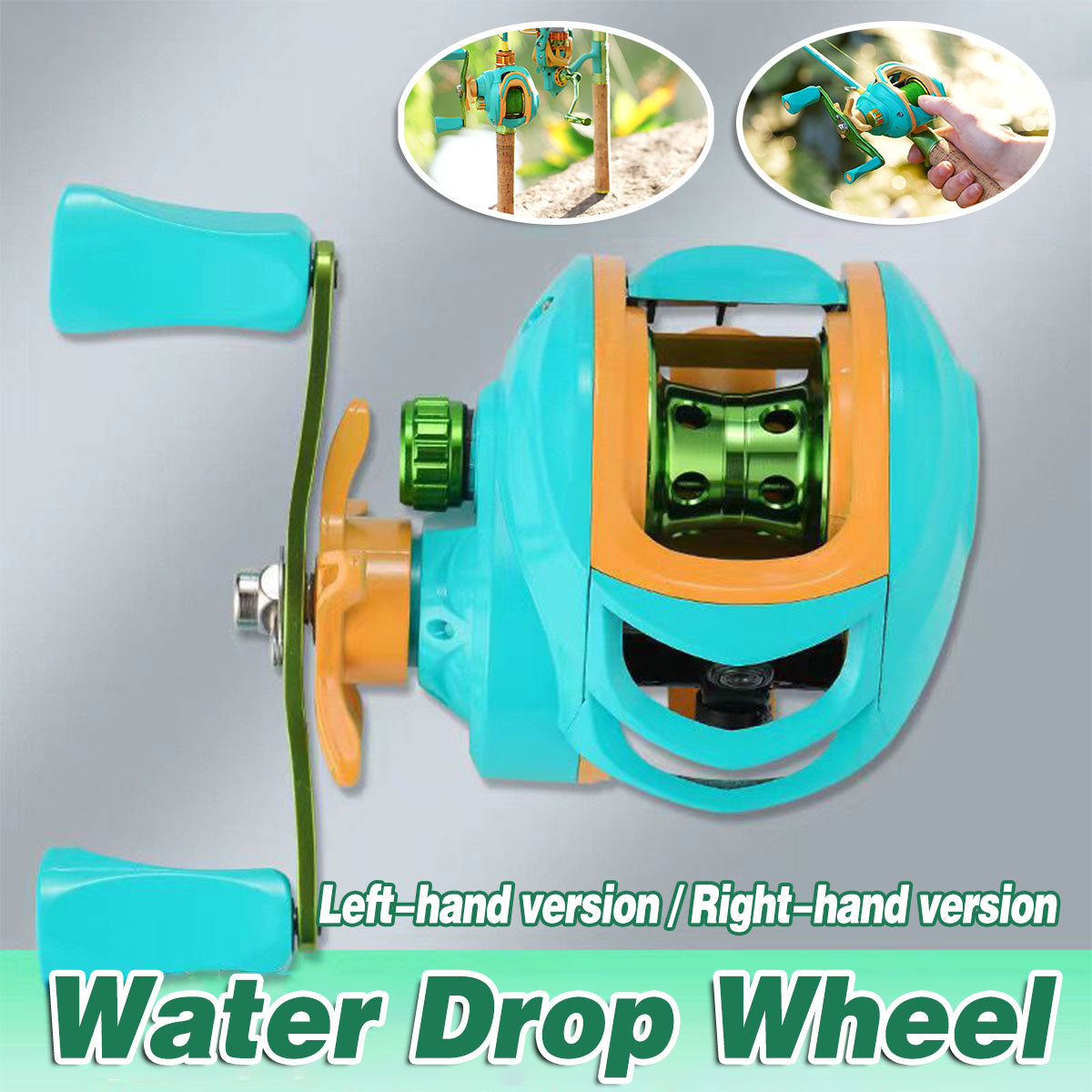 Baitcasting Fishing Reel Magnetic Brake Lightweight Left Right Hand