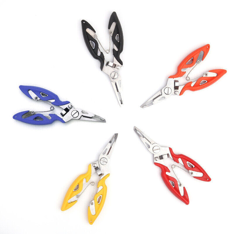 Stainless Steel Fishing Pliers Multi-Tool for Line Cutting & Hook Removal