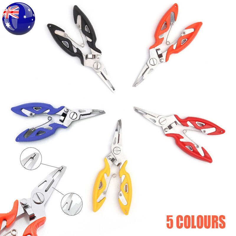 Stainless Steel Fishing Pliers Multi-Tool for Line Cutting & Hook Removal