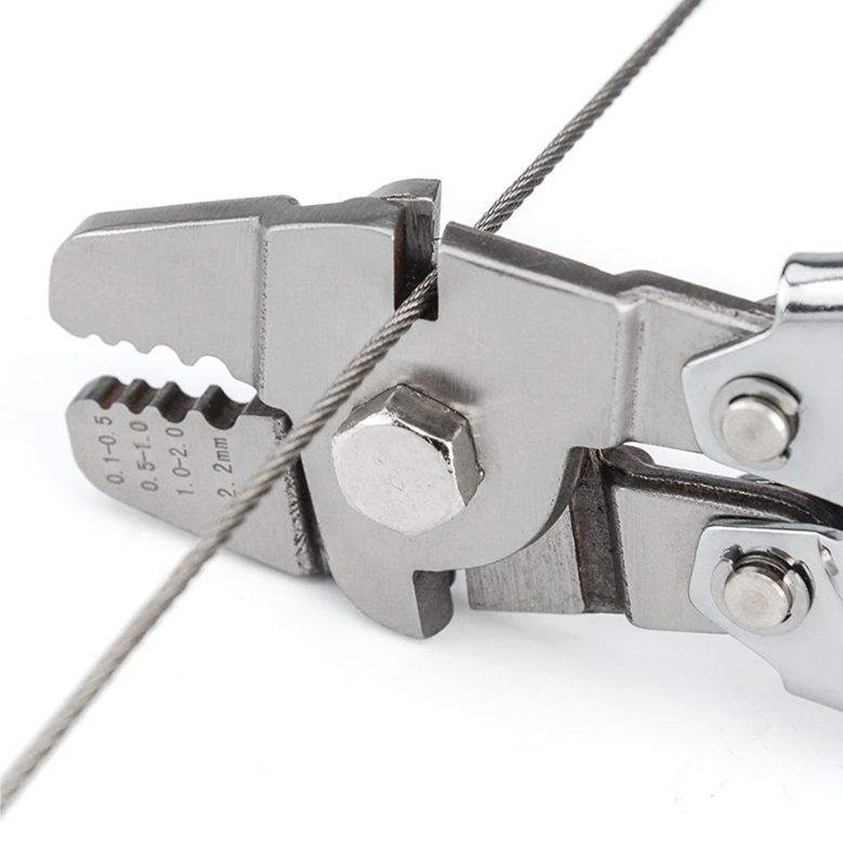 8-shaped Wire Rope Crimping Tool Pliers Swaging Swager Crimper Loop Sleeve