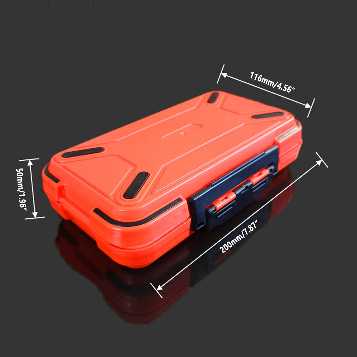Waterproof Fishing Tackle Box Plastic Storage Case Rock Fishing Gear Organizer