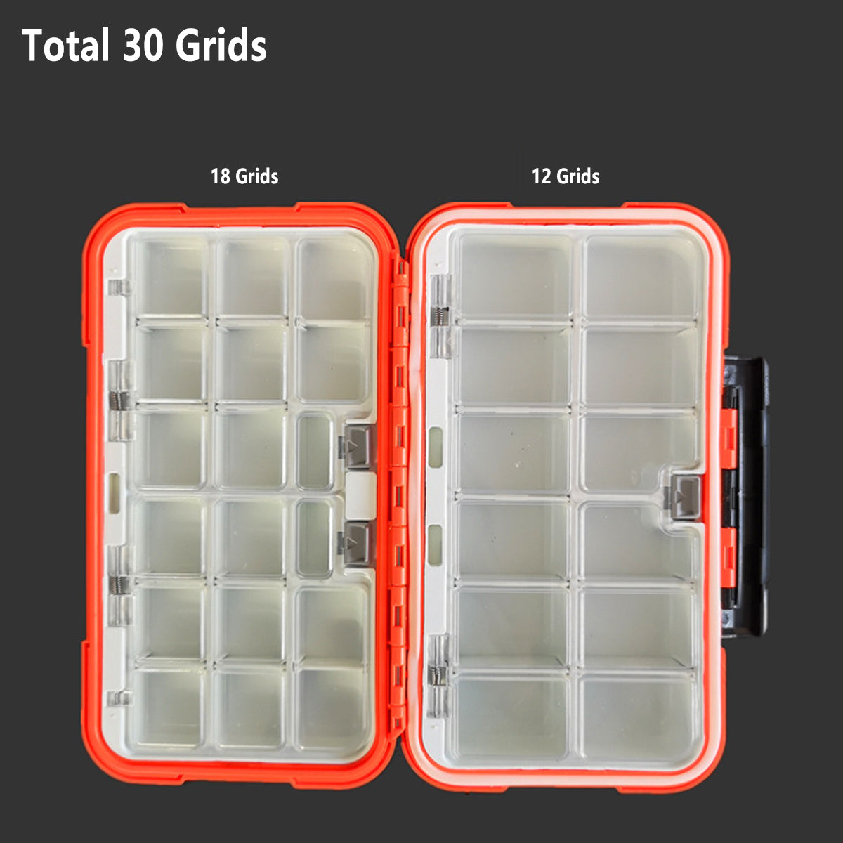 Waterproof Fishing Tackle Box Plastic Storage Case Rock Fishing Gear Organizer