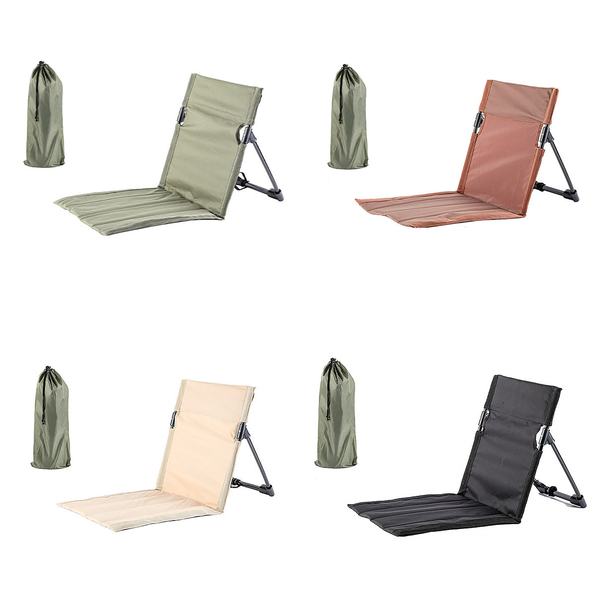 Portable Folding Camping Chair with Backrest Support Outdoor Gear