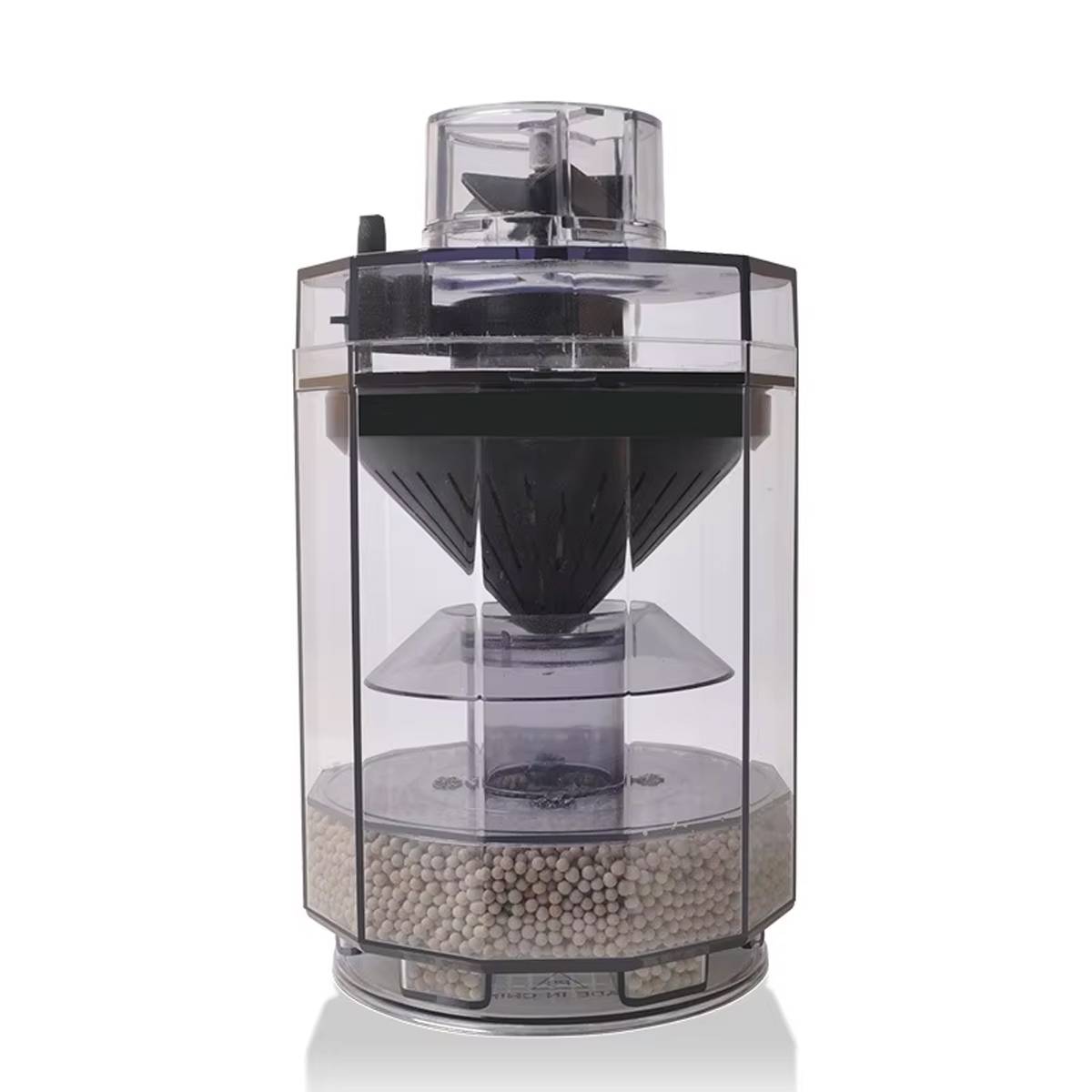 Toilet-style air-driven sponge filter for small aquariums – product view 2