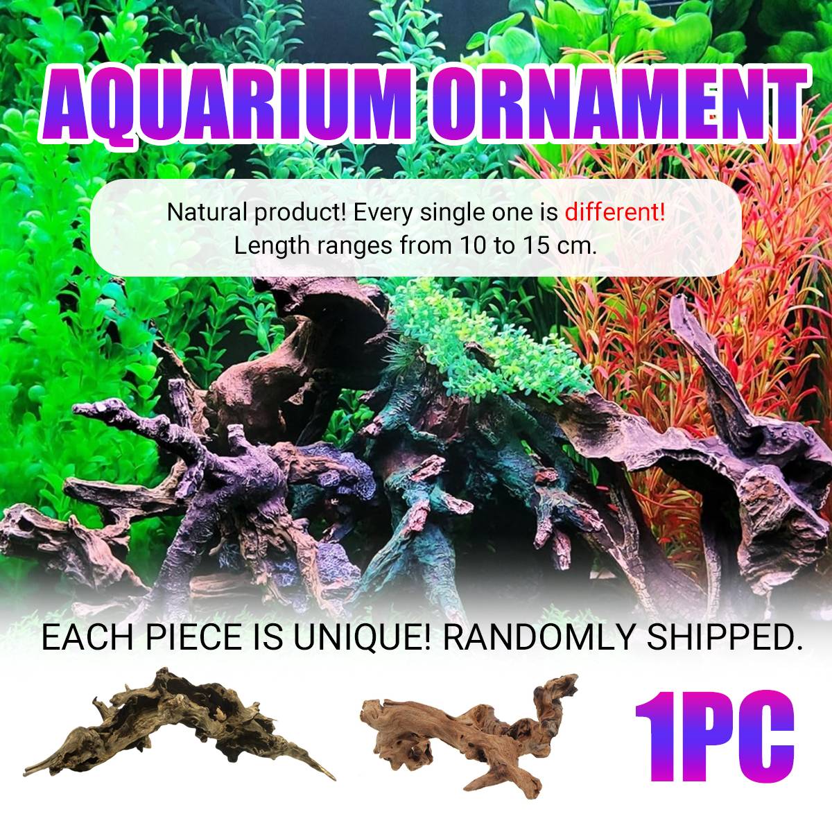 Aquarium Driftwood Natural Wood Ornament