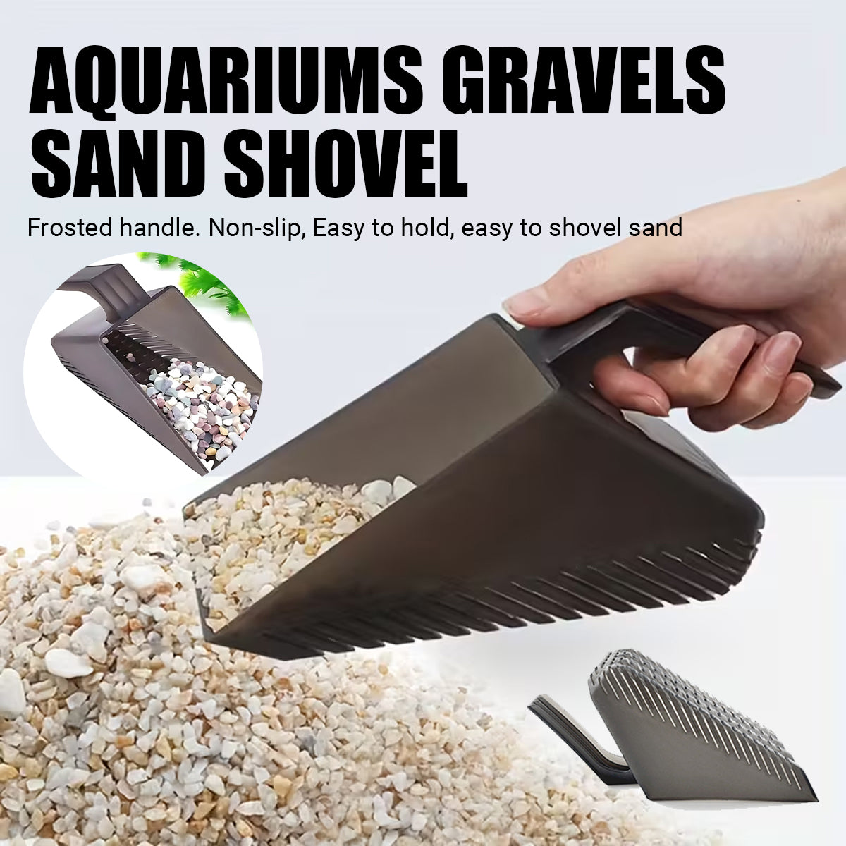 Aquarium Sand Shovel For Substrate Cleaning