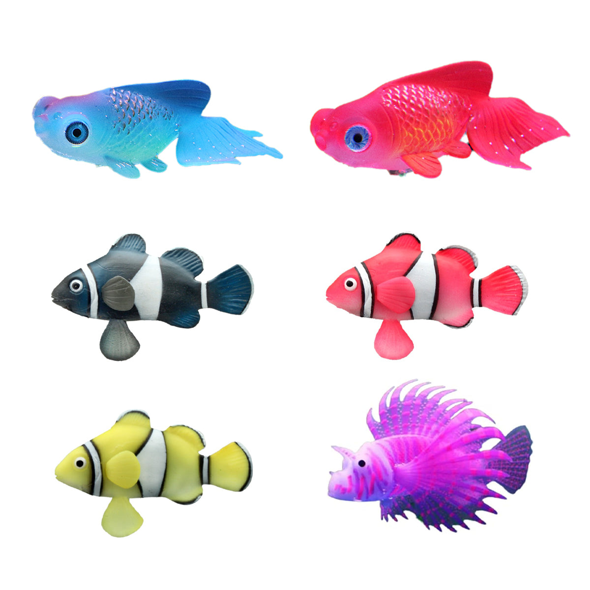 Artificial Floating Betta Fish Aquarium Decoration 2PCS