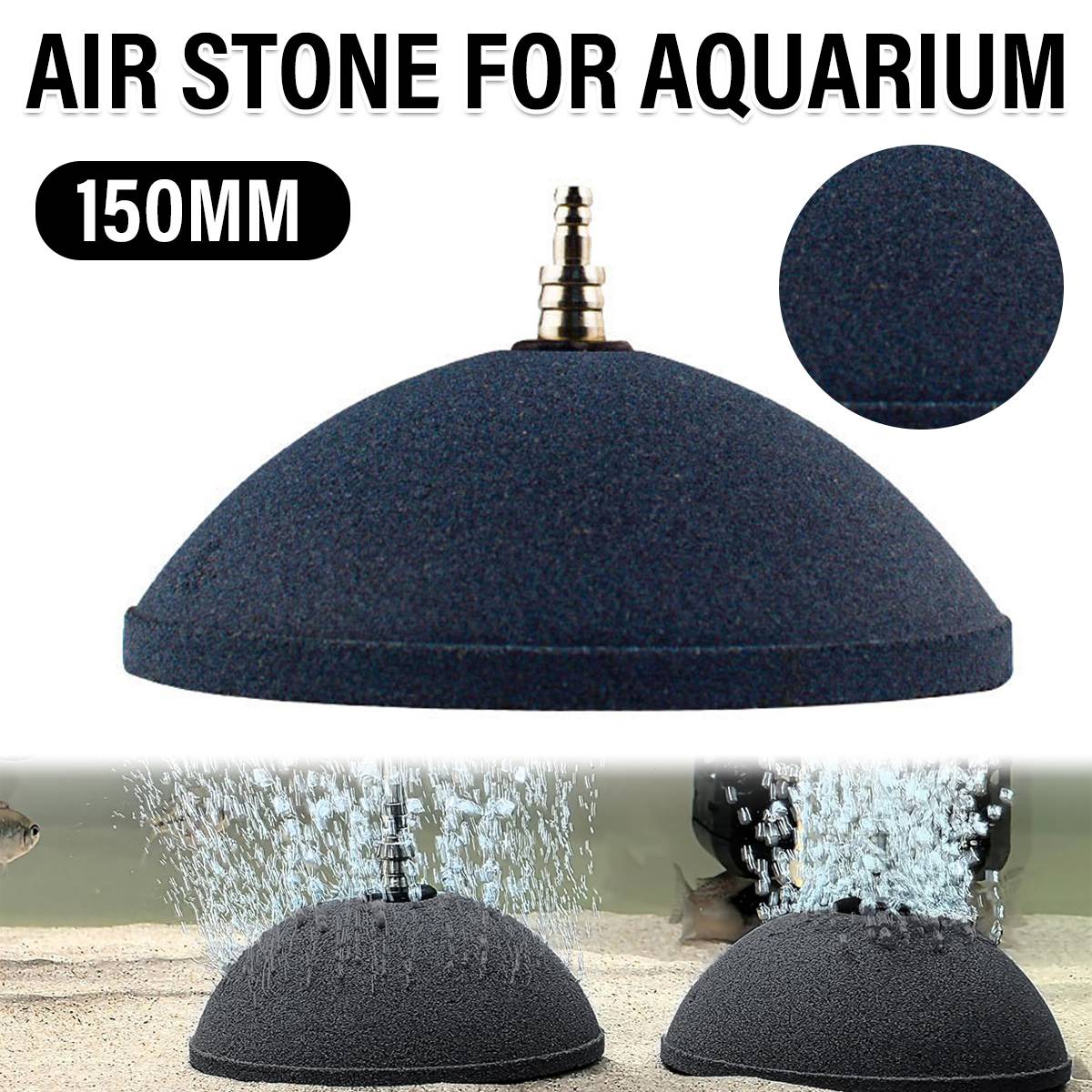 Aquarium Air Stone 150mm Bubble Diffuser