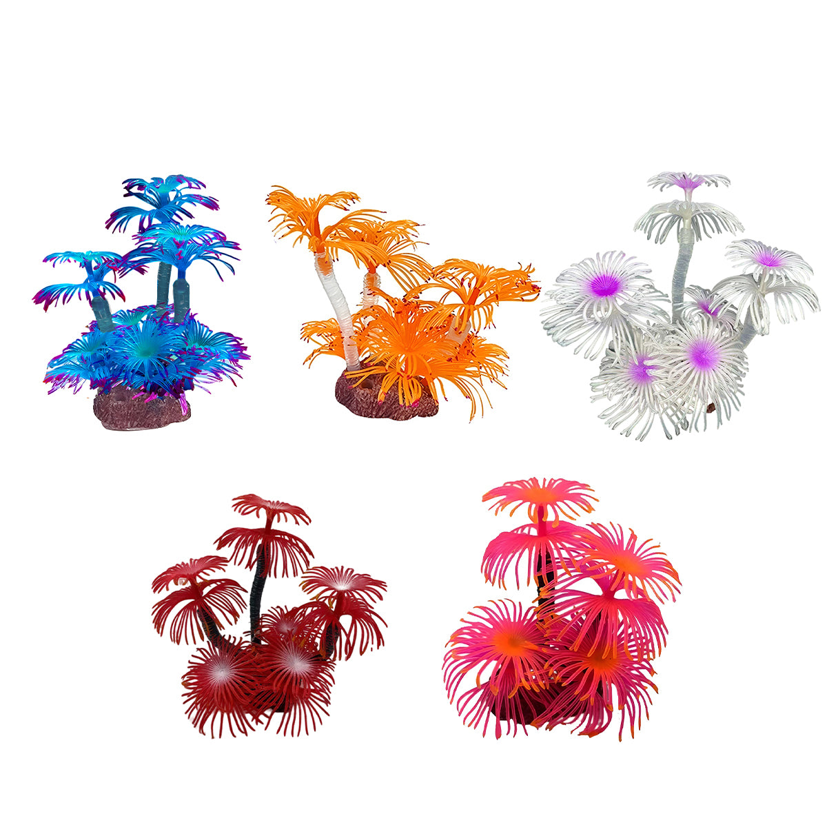Soft Silicone Coral Aquarium Decoration for Fish Tank Landscape