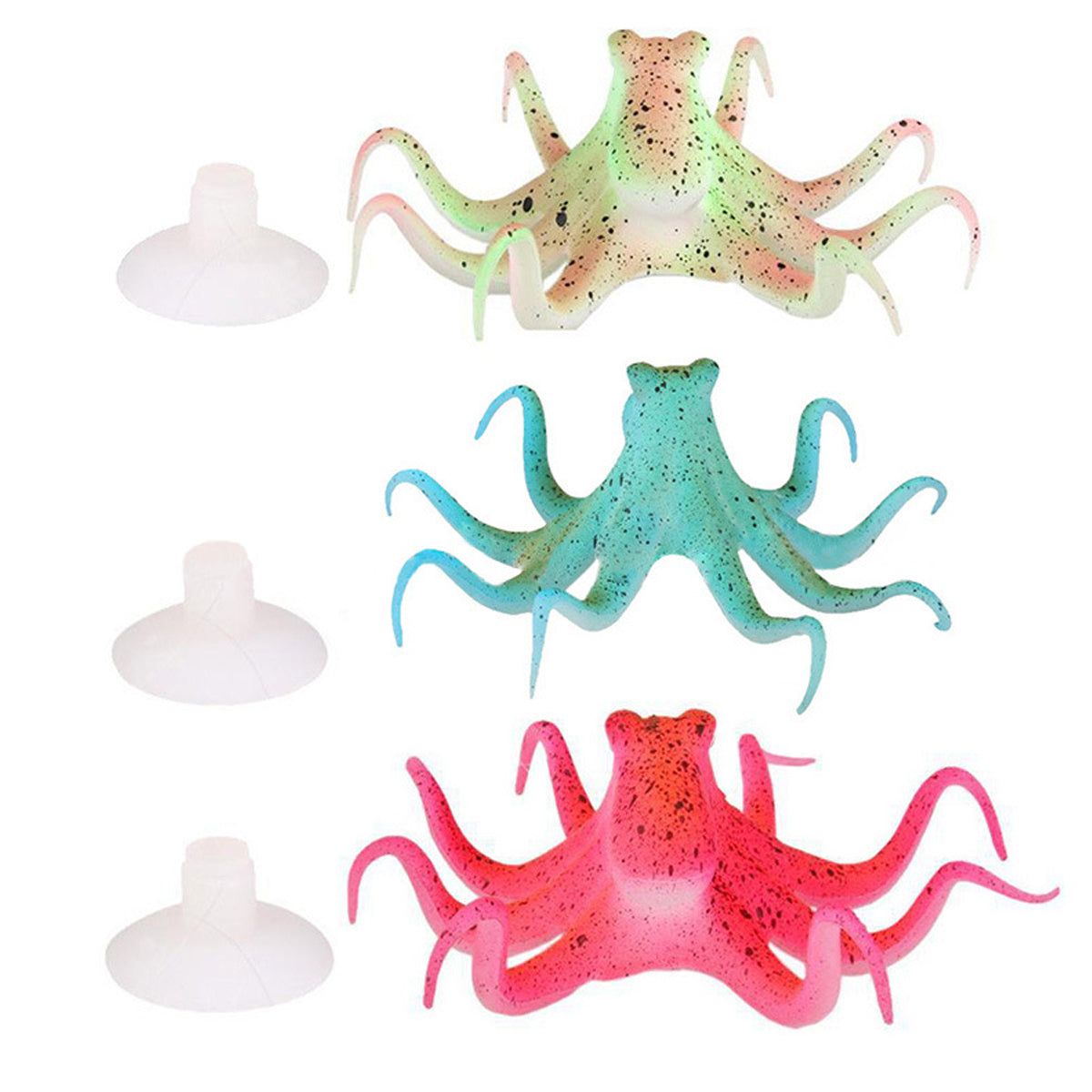 Glowing Simulation Octopus Aquarium Ornament Fluorescent Fish Tank Decoration