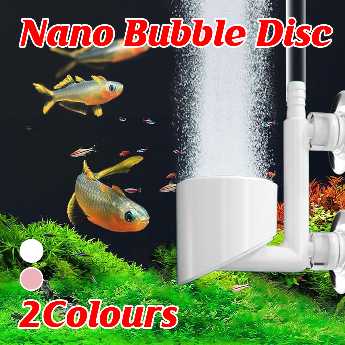 Aquarium Nano Bubble Plate Air Refiner for Fish Tanks