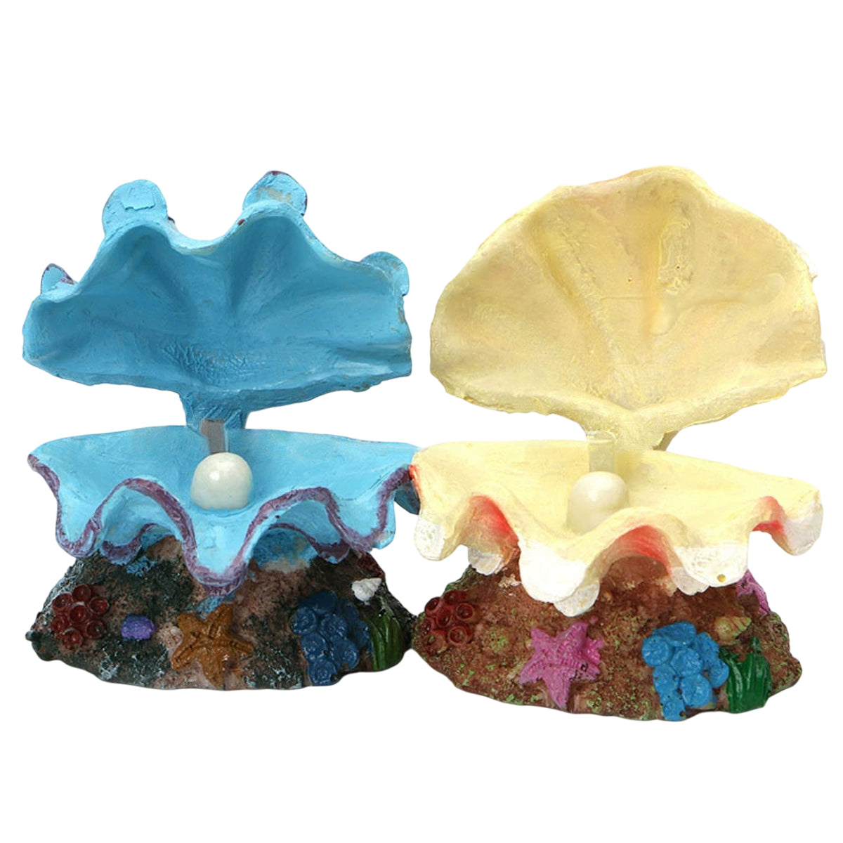 Animated Clam Shell Aquarium Ornament