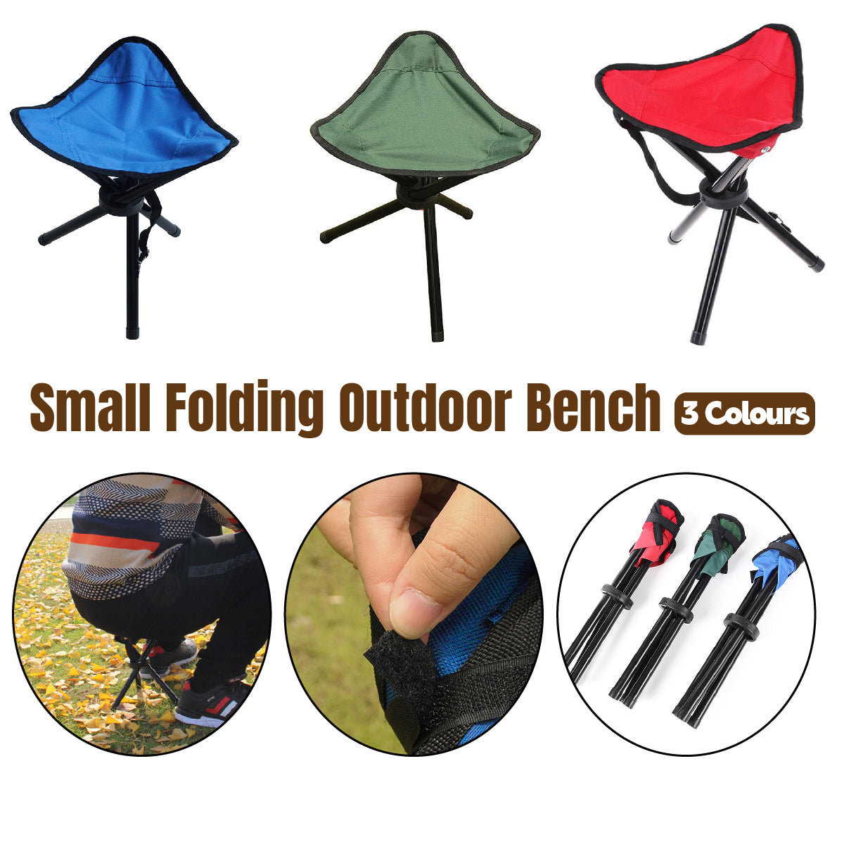 Folding Portable Beach Chair Lightweight Camping Stool