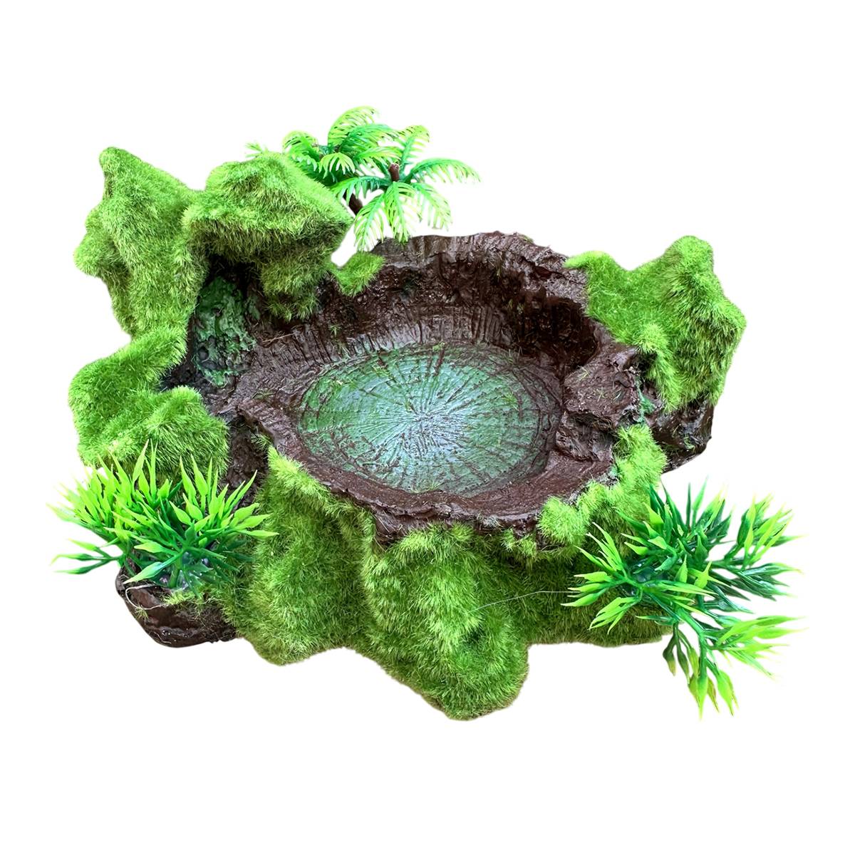 Reptile Feeding Bowl With Water Basin