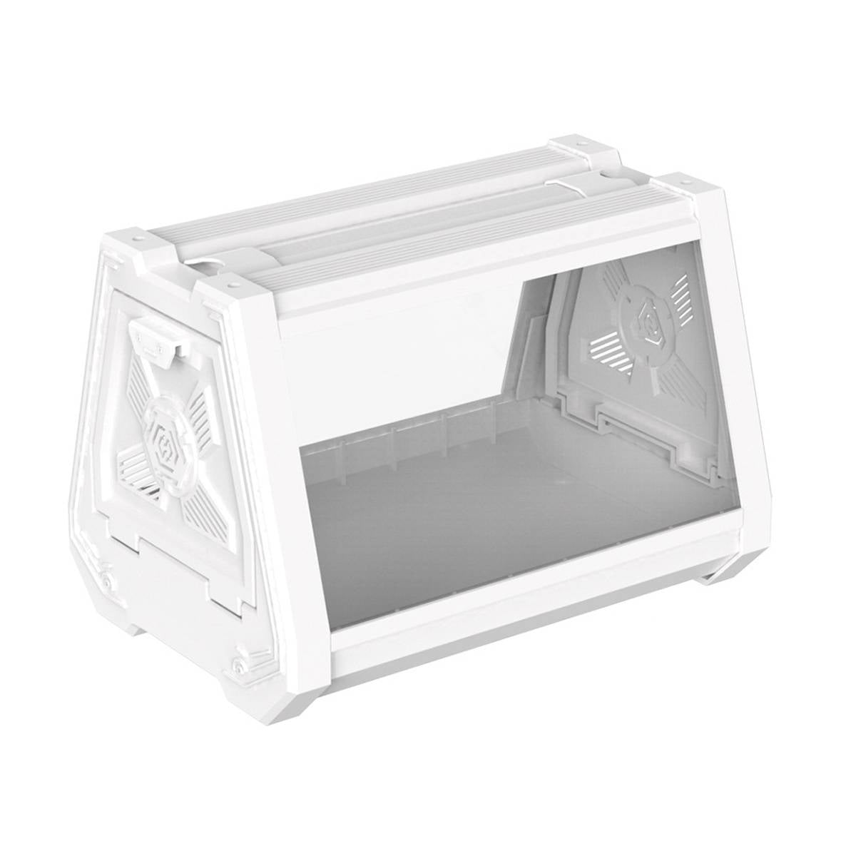 Reptile Habitat Tank With Ventilation And Feeding Port