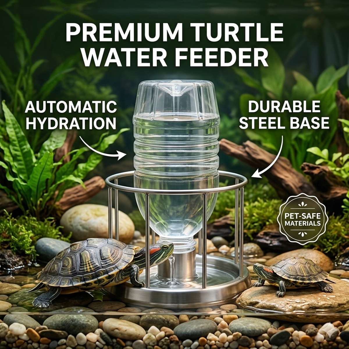 Large 304 stainless steel turtle feeding plate