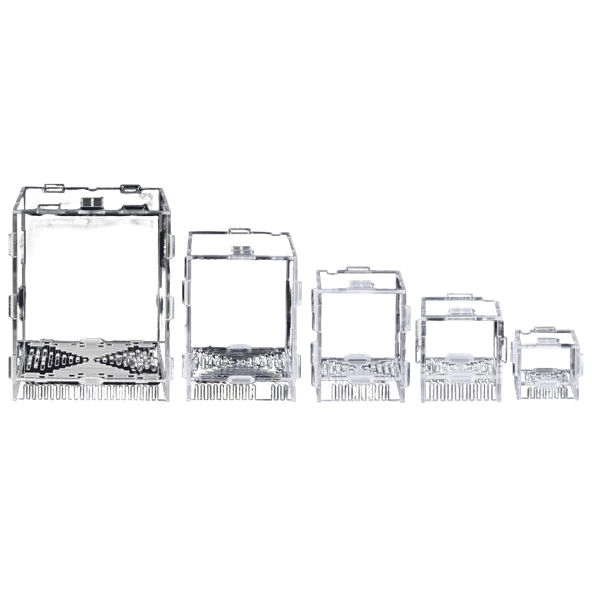 Clear Aquarium Pump Cover Acrylic Anti-Suction Guard