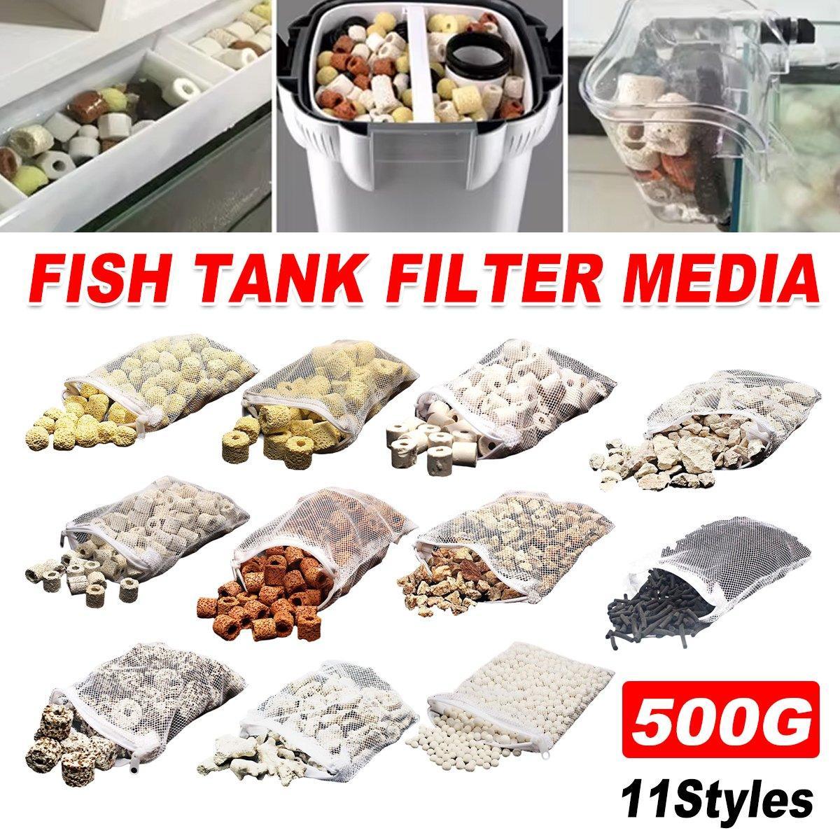 500g Fish Tank Water Filter Media Aquarium Filtration Material Sponge Pad