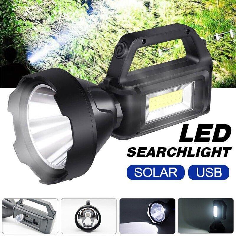 Rechargeable LED Spotlight 90000 Lumens Waterproof Flashlight