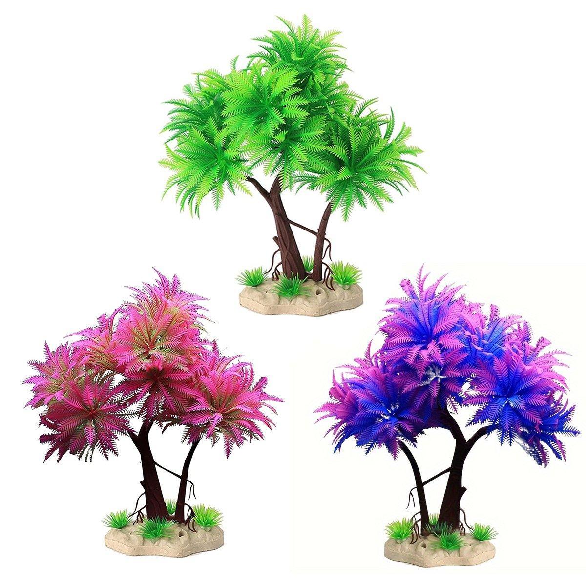 Fish Tank Landscape Decoration Simulation Water Grass Sand Plate Bonsai Ornaments Plastic Fake Water Grass