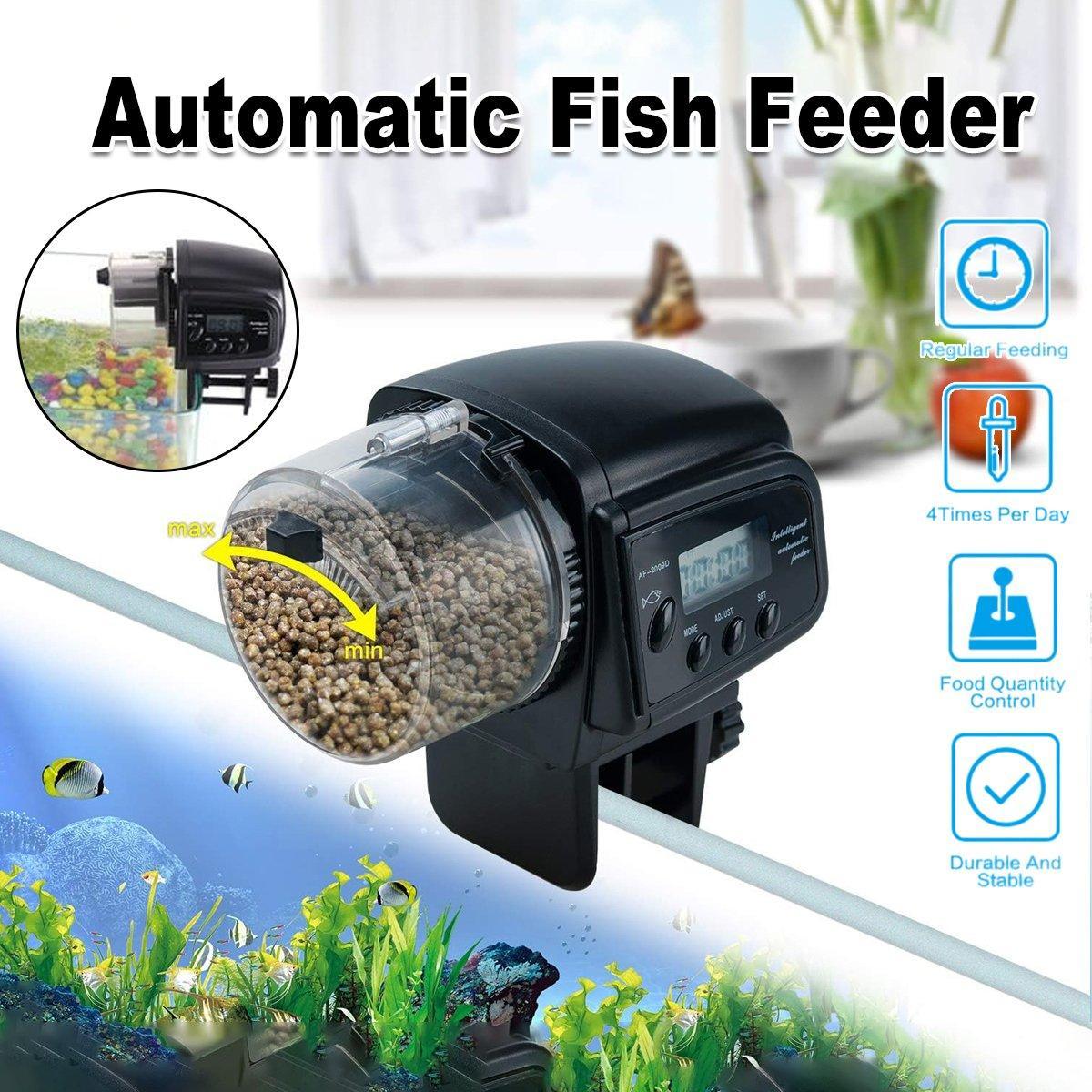Automatic Fish Feeder Aquarium Tank Regular Feeding Timer Fish Food Dispenser
