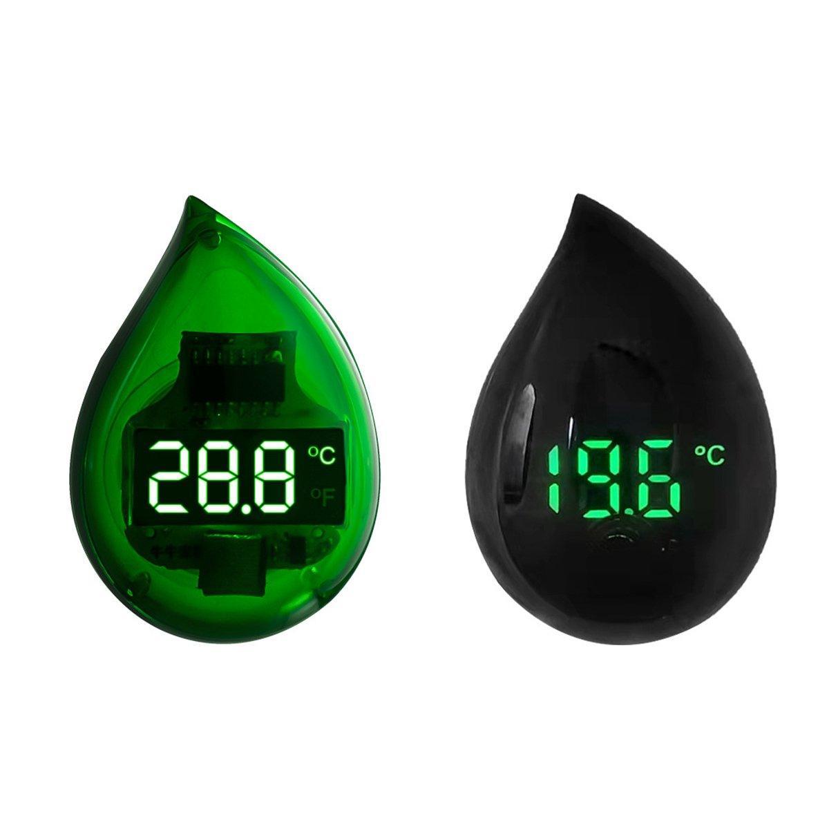 Fish Tank Thermometer Mini Small Electronic High Precision LED Digital Display Tropical Fish Turtle Tank Outside