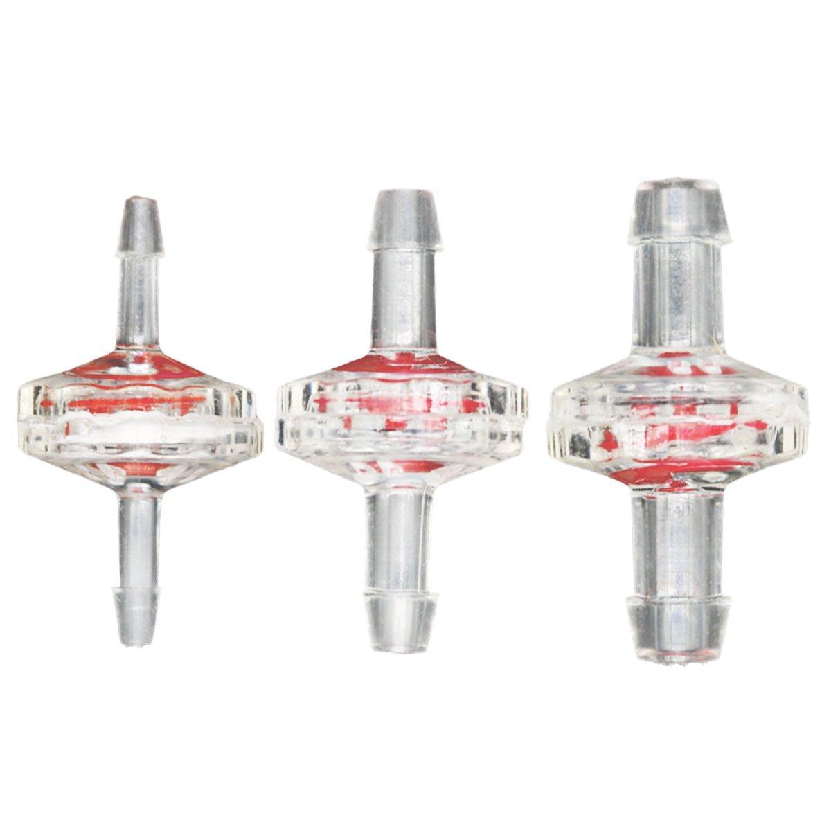 10pcs Plastic Check Valve Water Air Stop Valve for Aquarium Fish Tank Air Pump