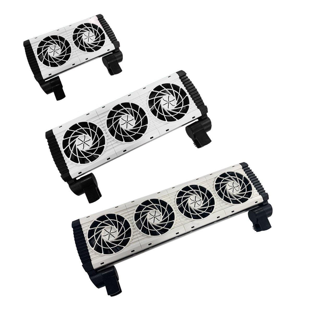 Mini Aquarium Cooling Fan for Fish Shrimp Tanks Quiet Temperature Control