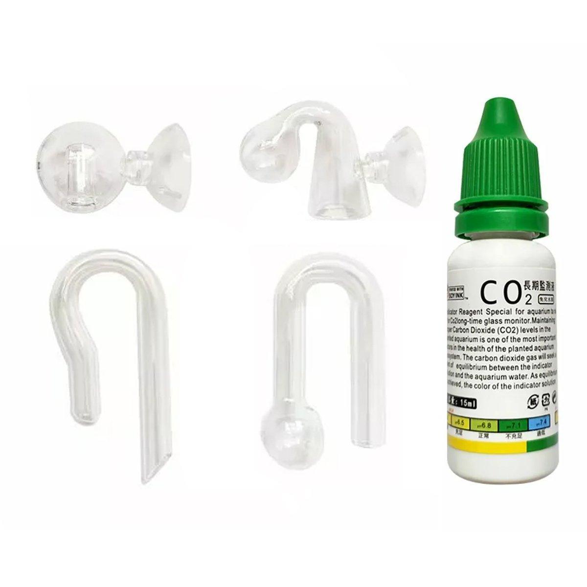 Aquatic CO2 Glass Drop Checker for Accurate Aquarium Monitoring