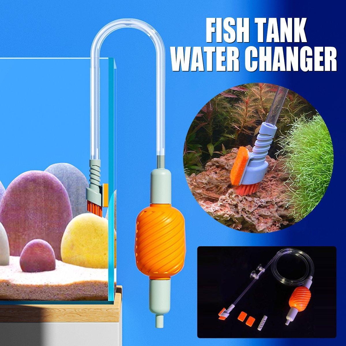 Small Fish IX-1 Fish Tank Water Changer Multifunctional Cleaning Supplies Suit Manual Cleaning Fish Manure