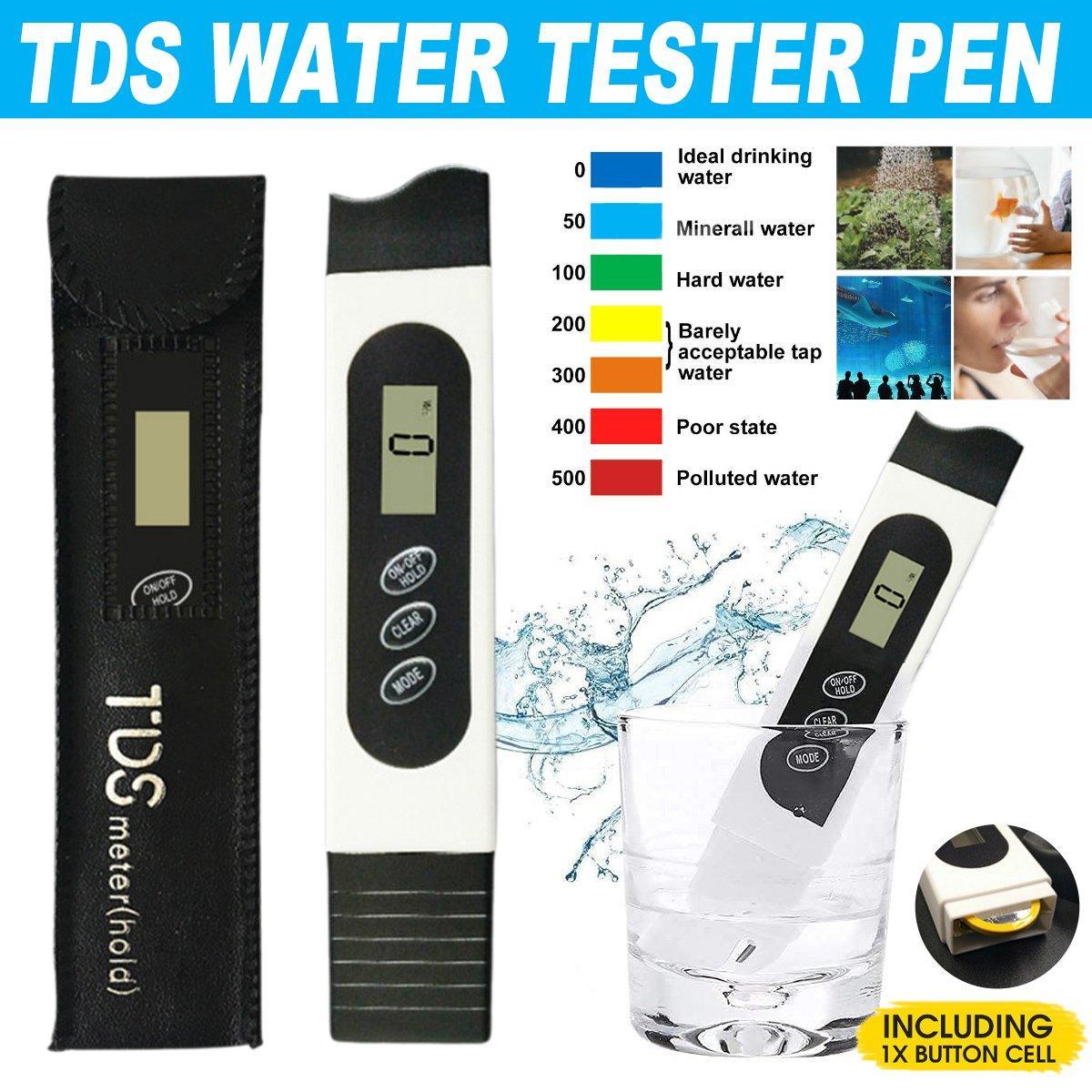 Fish Tank TDS Water Quality Testing Pen Water Quality Testing Pen Tap Water Testing Instrument Testing Pen Drinking Water Detector