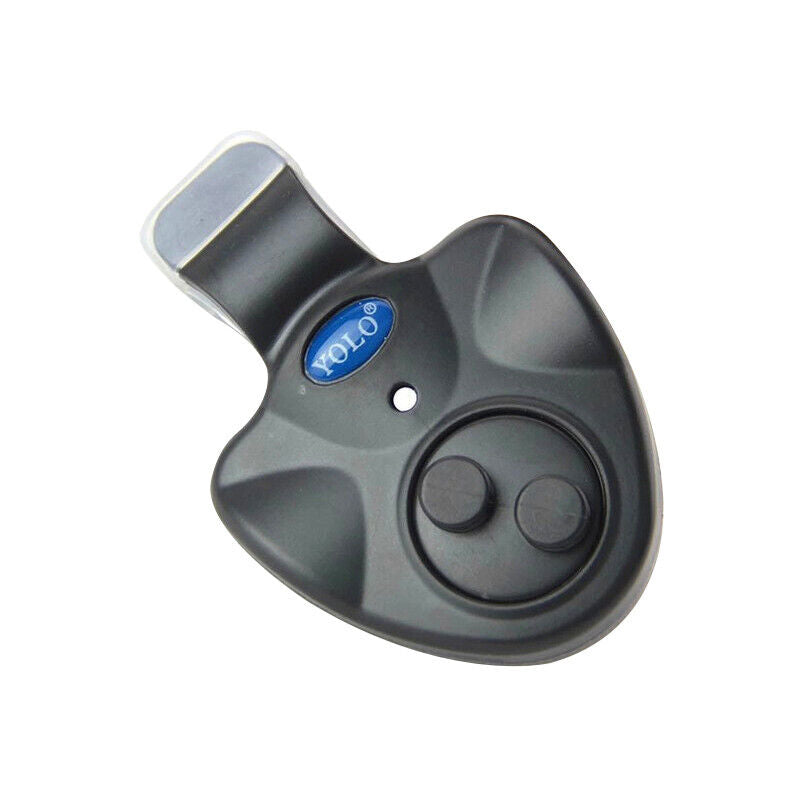 4PCS Electronic Fish Bite Sound Alarm LED Light Alert Bell Clip-On Fishing Rod