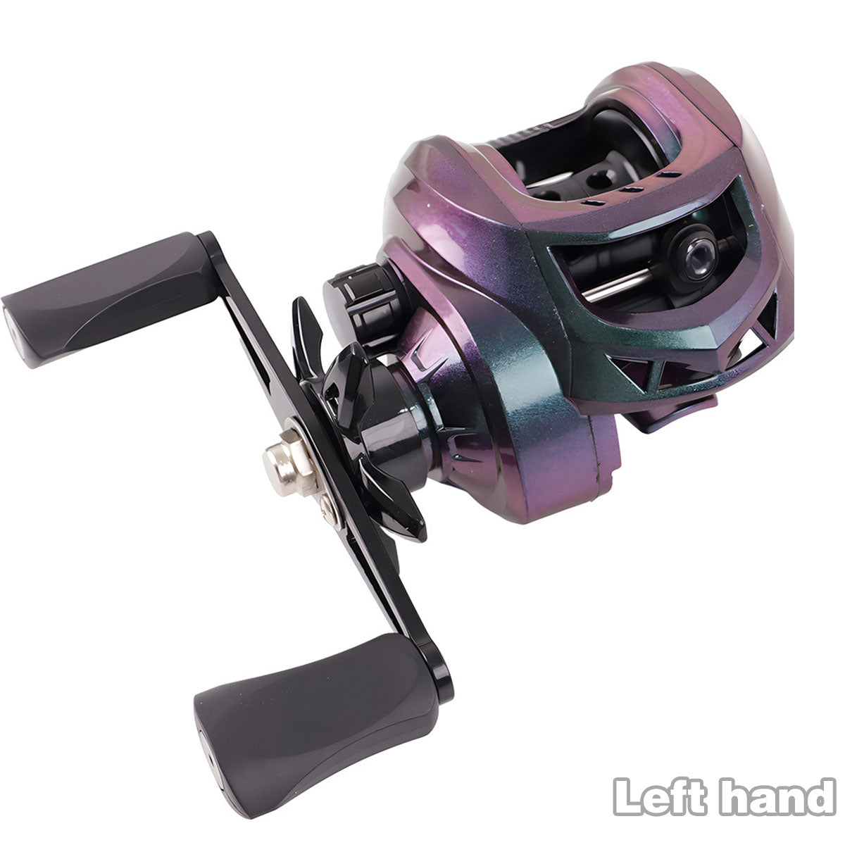 Metal Fishing Reel High-Speed Gear 7.2:1 with Force Alarm